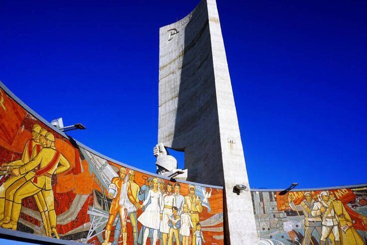 Zaisan Hill Monument, panoramic view of Ulaanbaatar city