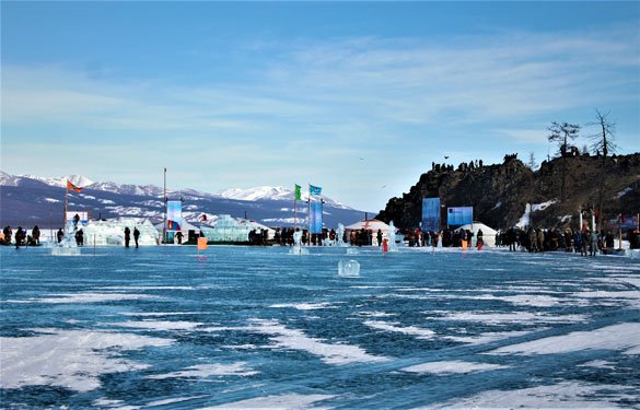 Khuvsgul lake ice