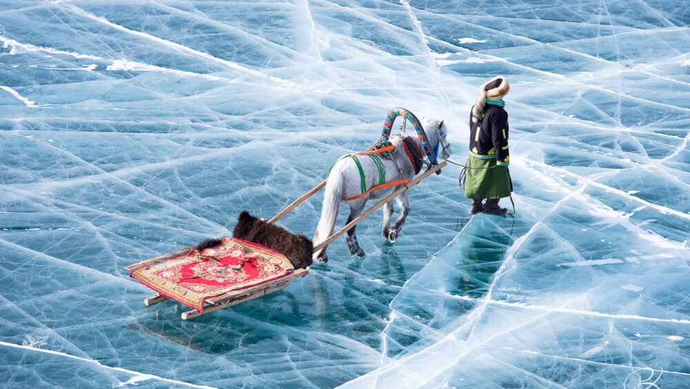 Ice festival in Khuvsgul